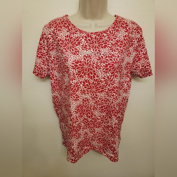 NWT Mango Floral Short Sleeve Tee - Picture 1 of 2
